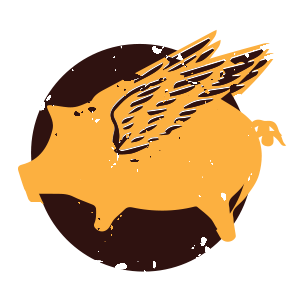 'Cuetopia Flying Pig Animal Icon