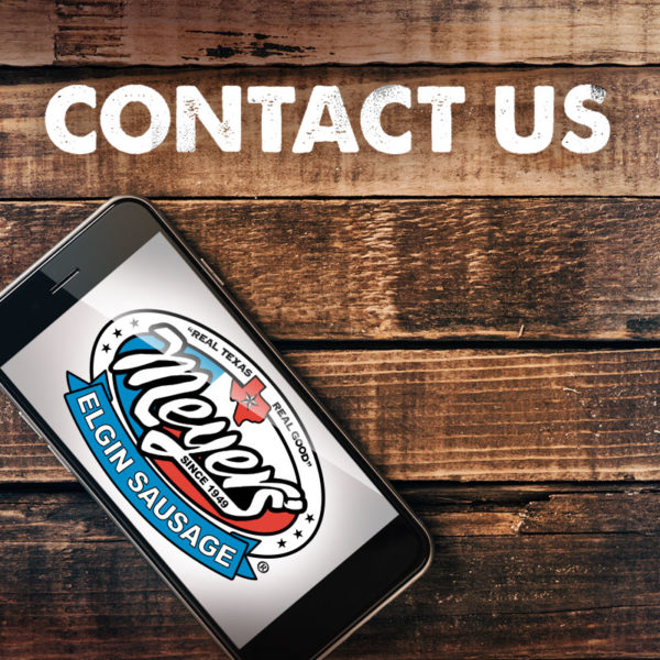 Contact Meyer's Elgin Sausage BBQ Food & Sausage Elgin, TX