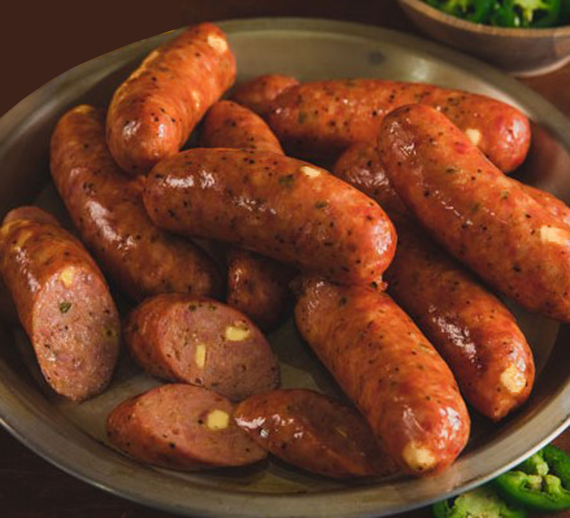 Spicy Pepper Jack Sausage